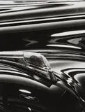 Peter Keetman, BMW-Kotflügel, 1956, Ferrotyped gelatin silver print on Agfa paper, printed probably 1970s