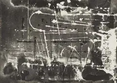 Chargesheimer, Untitled, 1950s, Vintage photo work (gelatin silver painting) on Agfa paper