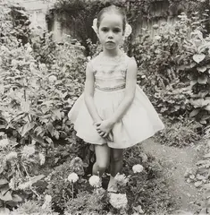 Diane Arbus, Girl in a Party Dress, New York City, 1962, Gelatin silver print on Agfa paper, printed 1962 by Neil Selkirk