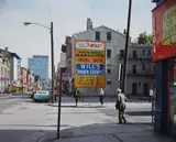 Stephen Shore, West Fifteenth Street and Vine Street, Cincinnatti, Ohio, May 15, 1974, 1974, Chromogenic print, reprinted 2012 (under the supervision of the photographer)