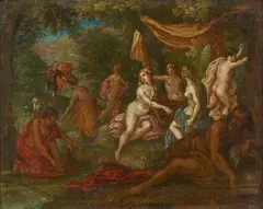 Hendrick van Balen, Diana and Actaeon, Oil on copper