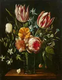 attributed to Jan van Kessel the Elder, Flowers iun a vase, Oil on canvas