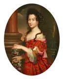 Portrait of a distinguished lady as Flora by circle of Pierre Mignard, Oil on canvas (relined), sold May 2026