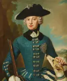 German School mid-18th century, Portrait of Electress Maria Anna of Bavaria in hunting costume, Oil on canvas (relined)