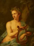 Apollo with a lyre by Johann Heinrich Tischbein the Elder, Oil on canvas (relined), sold May 2026