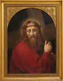 Ernst Deger, Christ carrying the cross, Oil on canvas (relined)
