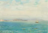 Carl Wuttke, Outside Goulette near Tunis, Oil on panel