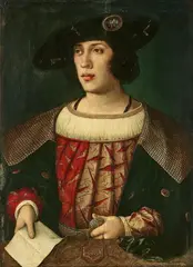 Bernard van Orley, Portrait of a Nobleman, Oil on panel