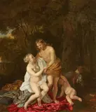 Jacob van Loo, Venus and Adonis, Oil on canvas (relined)