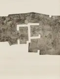 Eduardo Chillida, Euzkadi V, 1976, Etching on card