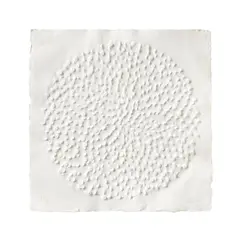 Untitled by Günther Uecker, 1990, Embossing on card. Approx, sold Dec 2025