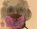 Rosemarie Trockel, Untitled, 1988, Watercolour on paper