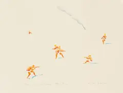 Norbert Bisky, Der unsichtbare Feind, 2004, Watercolour on paper