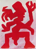 A. R. Penck, Verwandlung 4, 1996, Acrylic on canvas