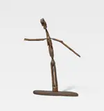 A. R. Penck, Frau mit ausgebreiteten Armen, 1986, Bronze with brown patina
