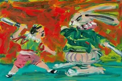 Cornelius Völker, Untitled (3-IV), 1996, Oil on canvas