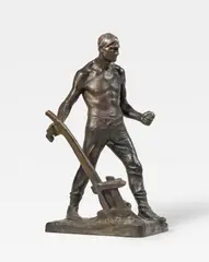 Constantin Meunier, Le Laboureur, 1896, Bronze