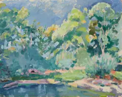 Charles Camoin, Bords de l'Arc, 1907, Oil on canvas