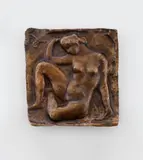 Aristide Maillol, Femme assise, relief, Circa 1906-1907, Bronze relief