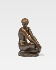 Fritz Klimsch, Kleine Freundin, Circa 1920, Bronze