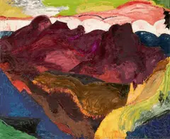Carl Lohse, Bergige Landschaft, Circa 1920, Oil on canvas