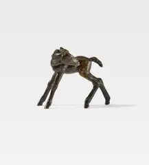 Rückblickendes Fohlen by Renée Sintenis, 1919, Bronze, sold Dec 2025