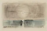Lyonel Feininger, Late Sun III, 1947, Watercolour and India ink on laid paper
