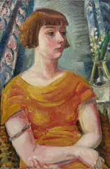 Paul Kleinschmidt, Bildnis der älteren Tochter des Künstlers mit vierzehn Jahren, 1929, Oil on canvas