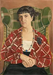 Rudolf Schlichter, Eugenie Perrot, 1934, Oil on canvas