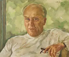 Lotte Laserstein, Portrait Erik Pålsson, 1971, Oil on canvas