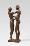 Gerhard Marcks, Kleines Liebespaar, unbekleidet, 1973, Bronze