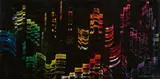 Xanti (Alexander) Schawinsky, City C-247 A, 1956, Oil on fibreboard