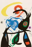 Aus: Oda a Joan Miró by Joan Miró, 1973, Colour lithograph on wove paper with "Guarro" watermark, sold Dec 2025