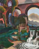 Auguste Herbin, Viaduc de Saint-Benin, 1909, Oil on canvas
