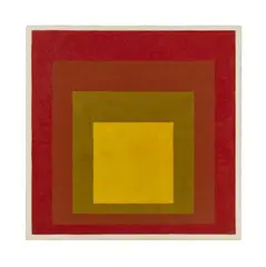 Josef Albers, Study to homage to the square: Victorian, 1955, Oil on Masonite