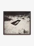 Dieter Appelt, Schneeloch (from the series: Erinnerungsspur), 1977-79, Gelatin silver print, mounted on cardboard