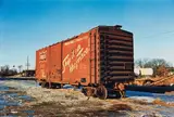 William Eggleston, Untitled (Frisco Rail Car)