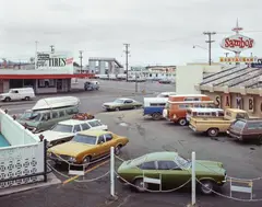 Stephen Shore, 5th Street + Broadway, Eureka, California, September 2, 1974, 1974, Chromogenic print on Fujicolor-Crystal-Archive paper, printed later
