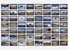 Ólafur Elíasson, The Hut Series, 2012, Photo work in 56 parts: chromogenic prints on aluminium composite panel. Each