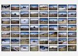 Ólafur Elíasson, The Hut Series, 2012, Photo work in 56 parts: chromogenic prints on aluminium composite panel. Each