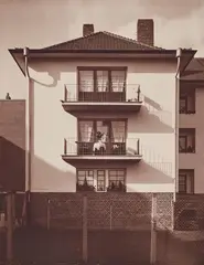 Werner Mantz, Weiße Stadt, Köln-Buchforst, 1928, Vintage toned gelatin silver print