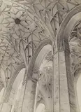 Albert Renger-Patzsch, Netz- und Zellengewölbe im Langhaus der Marienkirche, Danzig, 1929, Vintage gelatin silver print on Kodak-Royal paper