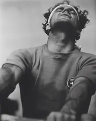 Leni Riefenstahl, Mario Checcacci from the Italian eight, 1936, Gelatin silver print, printed c.