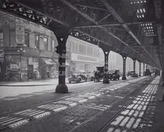 Todd Webb, Third Avenue, New York, 1946, Gelatin silver print, printed