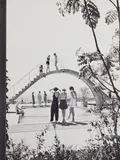 Paul Wolff, Opel-Bad, Wiesbaden, 1934, Vintage ferrotyped gelatin silver print