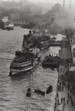 Ara Güler, Galata Bridge, Istanbul, 1955, Gelatin silver print, printed later
