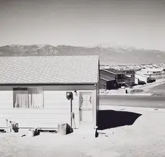 Robert Adams, New Housing, view of Pike's Peak, Colorado Springs, 1968, Vintage gelatin silver print, printed before