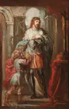 Philip Fruytiers, Saint Louis as a Crusader, Oil on panel (parquetted)