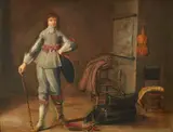 studio of Pieter Codde, Interior of a Young Cavalier's Room, Oil on panel