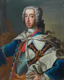 studio of Georges Desmarées, Clemens August of Bavaria, Archbishop-Elector of Cologne, as Grand Master (Hoch- und Deutschmeister) of the Teutonic Order, Oil on canvas (relined)